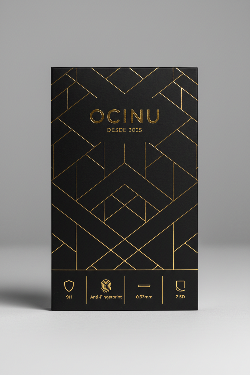 Embalagem Premium OCINU - Película de Vidro Temperado