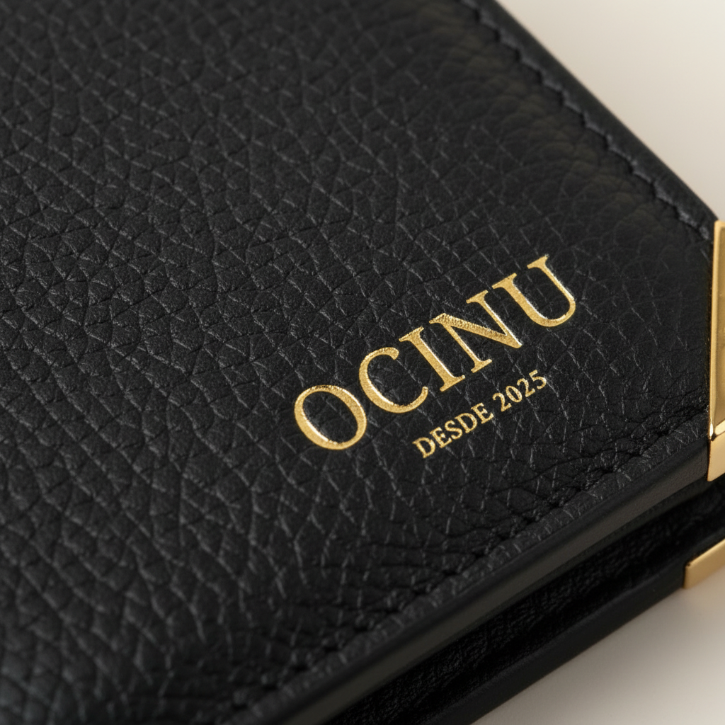 Carteira Premium OCINU - Detalhe Logo