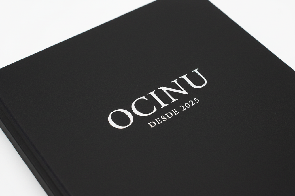 Bloco de Notas OCINU - Detalhe Logotipo