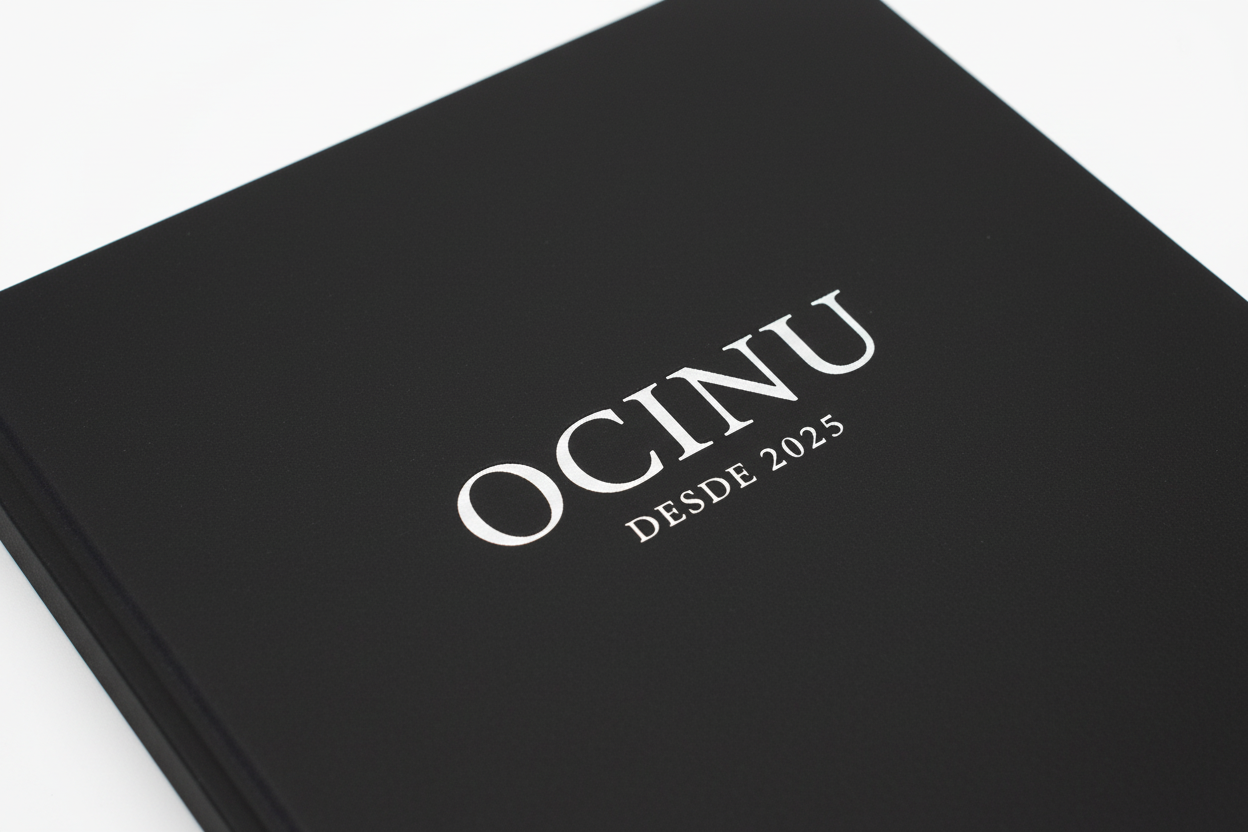 Bloco de Notas OCINU - Detalhe Logotipo