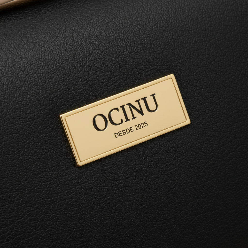 Placa OCINU DESDE 2025 - Detalhe