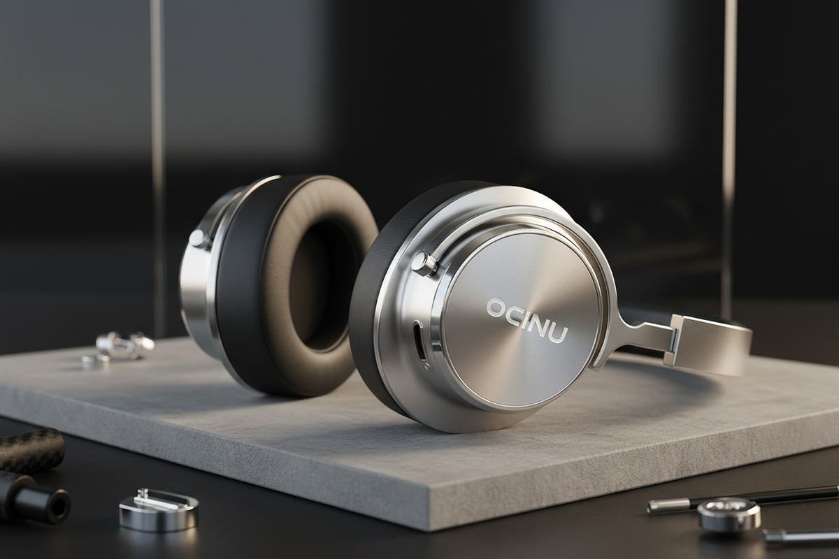 quero uma peça de qualidade premium com o logotipo a dizer OCINU